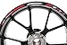 IMPRESSIATA Strisce Adesivi SpecialGP Moto Suzuki GSR 600 Rosso