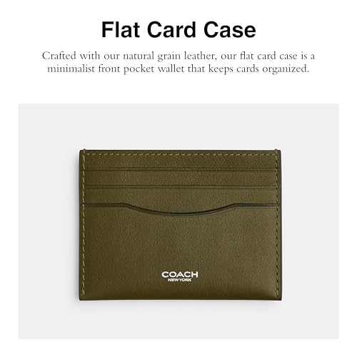 Coach Men's Flat Card Case, Olive2