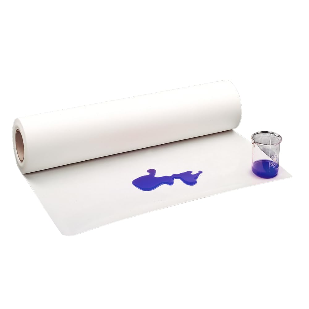Schutzpapier für Arbeitsflächen 125 g/m², Weiß, Papier mit PE-Folie, 600 x 500 mm, 100 Stück