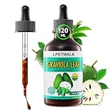4 Fl Oz Soursop Graviola Leaf Extract Liquid Drops - Natrual Guanabana Leaves Drop - Organic Soursop Bitters Liquid Oil, 98% Absorption, 120ML Big Capacity