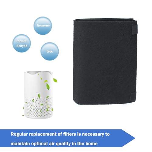 Image of Cut to Fit Carbon Activated Air Filter - Replacement Charcoal Filters - Pre Filter Carbon Sheet for Air Purifier,Pack of 1, 16x48