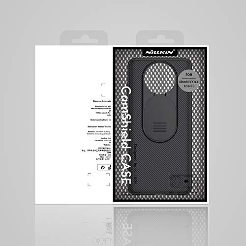 Capa para Xiaomi Poco X3 NFC com Protetor Deslizante de Câmera