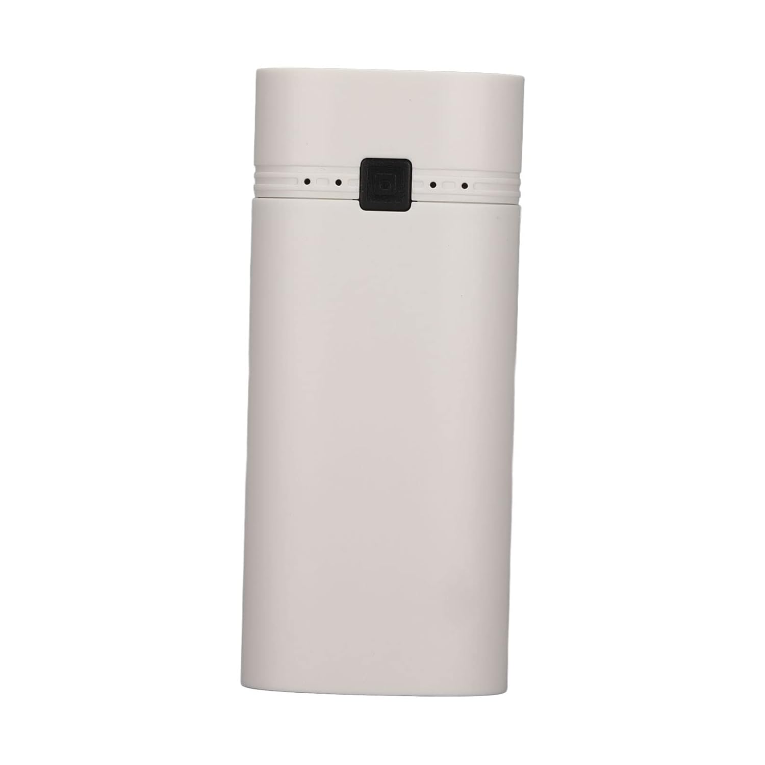 2x18650 Power Bank Portable USB Charger with Overcurrent Protection Lightweight Emergency Charging for Smartphones MP3 MP4 Tablets White