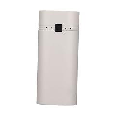2x18650 Power Bank Portable USB Charger with Overcurrent Protection Lightweight Emergency Charging for Smartphones MP3 MP4 Tablets White