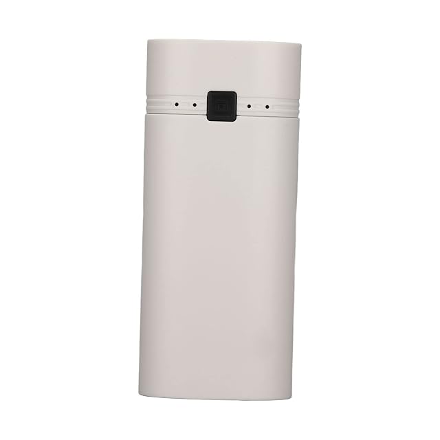 2x18650 Power Bank Portable USB Charger with Overcurrent Protection Lightweight Emergency Charging for Smartphones MP3 MP4 Tablets White