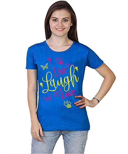 Image of Womens Regular Fit Half Sleeve Red,Black,Grey,Royal Blue T Shirt Pack of 4