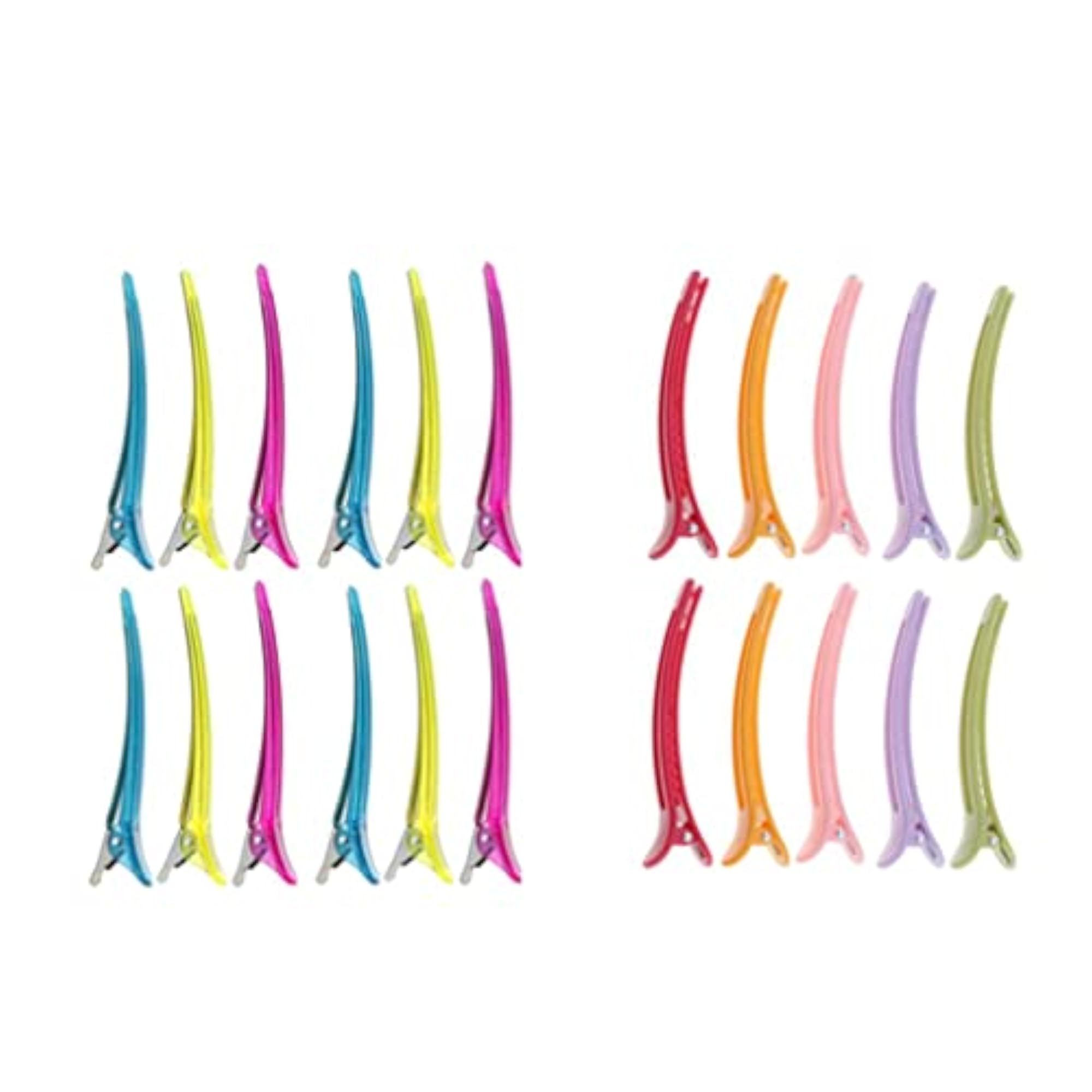 Metal Salon Hair Clips Hairdressing Sectioning Clamps Tools