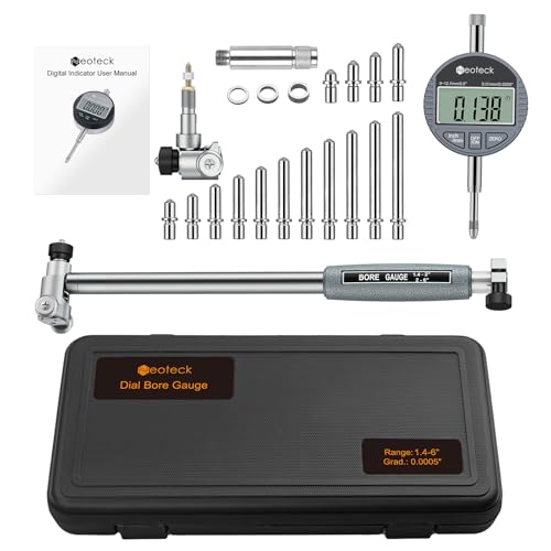 Neoteck 1.4-6"/0.0005" Digital Indicator Bore Gauge Set with 15PCS Anvils by Neoteck - Used condition - Image 7
