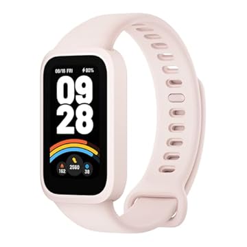 Xiaomi Smart Band 9 Active, Smartwatch Global, Rosa, Monitor de Atividades Físicas com Tela Digital