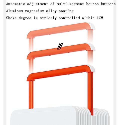 Wide Trolley Suitcase, Central Large-Capacity 20-inch Boarding Case Cross-Border Universal Wheel TSA Password Suitcase (Grey 20 inches)3