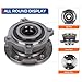 PAROD Pair 513305 Front Wheel Bearing Hub Assembly Fit for BMW X5 2007-2018, X6 2008-2018