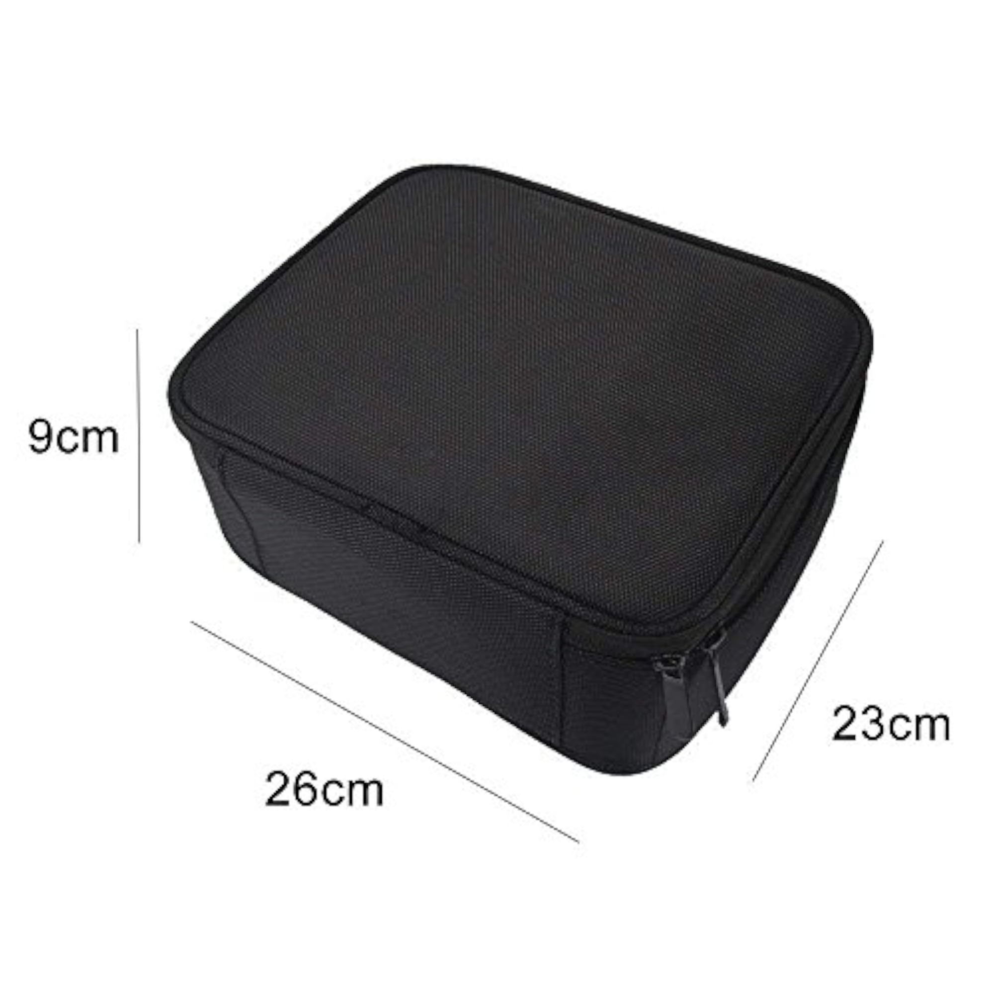 Nylon Makeup Organizer Bag for Women, Adjustable Compartment