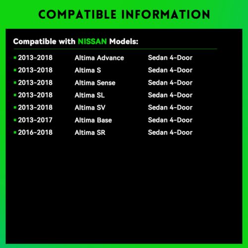 Image of 11657N Alternator Compatible with 2013-2018 Nissan Altima L4 2.5L, 12V 110A, 6-Groove Clutch Pulley, Replace 231003TA1A, 231003TA1ARE, 231003TA1B, A002TJ1881, A002TJ1881ZC, A2TJ1881