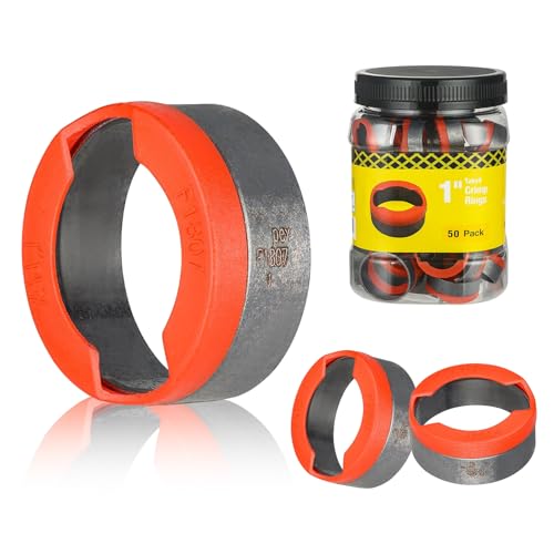 HeSun PEX-Kupferring mit Endanschlag 50 Stück