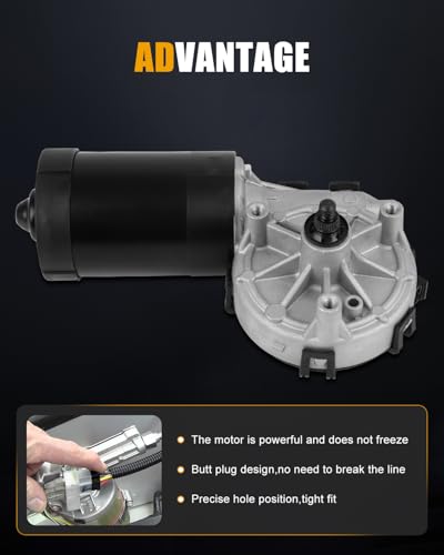 Image of ROADFAR Front Windshield Wiper Motor Fit for Mercedes-Benz for E55 AMG 2003 | Fit For CLK320 1998-2002|For CLK430 1999-2003|For E300 1997-1999|For E320 1996-2002|For E430 1998-2002|OE 2108201742|5 Pins