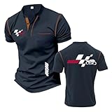 T-Shirt Aux Couleurs ContrastéEs : T-Shirt à Manches Courtes Confortable Et Sportif. Boutons SpéCiaux, Poches Poitrine, Col Et Ligne ContrastéS. Manches Courtes Confortables Et éLastiques, Pour Un Look Simple Et éLéGant
