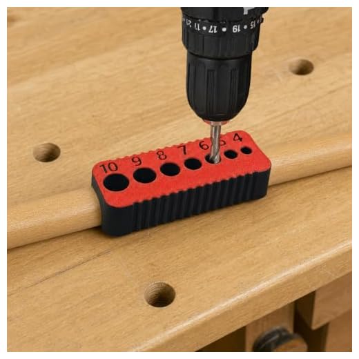 Drill Bit Guide, Simple Portable Reusable Plastic Metric Precision Tool for Woodworking, Yellow