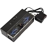 Electric Mouse Trap, Smart Escape-Proof Design Mole Traps, Battery Powered with Alert Light (Only by Batteries)