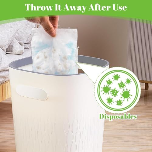 Image of 80 PCS Disposable Dusters Refills with 4 Short Handle,for Home Office Blinds Ceiling Fans Furniture Multi-Surface Dusting (Blue,80 Duster Refills+4 Short Handle)