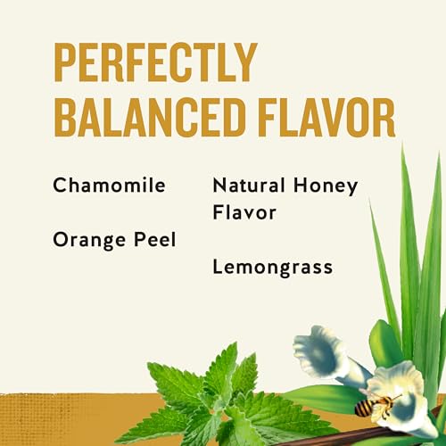 Celestial Seasonings Chamomile Tea Bags - Honey Vanilla Herbal Tea, Caffeine Free, 20 Bags Per Box (Pack of 6) image 3