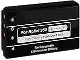 Ersatz-Akku kompatibel mit Rollei NP-120 für Rollei Powerflex 350 WiFi Digicam [1800 mAh / 3.7V / Li-Ion]