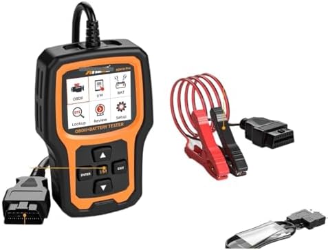 AD410 Pro Code Reader + Battery Tester and Motor Check with Full OBD2 ...