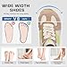 somiliss Wide Toe Box Shoes for Women Microfiber Leather Suede Patchwork Non-Slip Casual Walking Shoes Comfortable Gym Tennis Running Shoes Workout Womens Fashion Sneakers Green