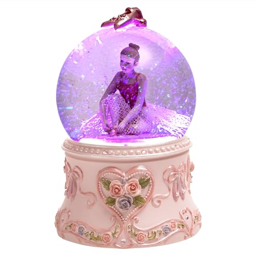 La mejor selección de Globos de nieve , tabla con los diez mejores. 40 Ballerina - Caja de música de globo de nieve con luces LED - 'You are My Sunshine', regalo de bailarina de ballet para niñas, regalo de cumpleaños o danza, decoración de...