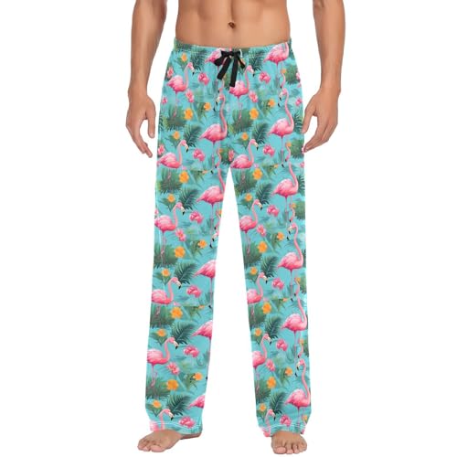 Pink Flamingo Men's Pajama Pant with Pocket S B04008042