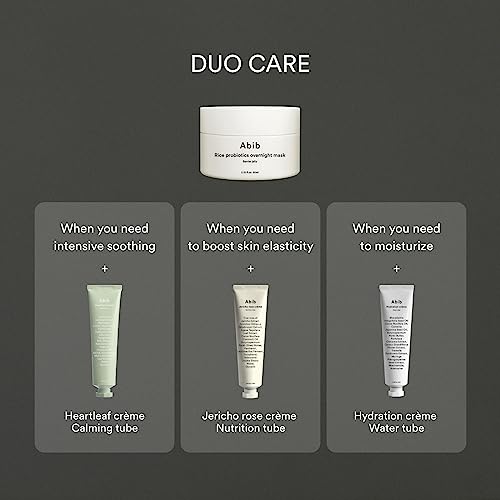 Abib Rice Probiotics Overnight Mask Barrier Jelly 2.71 Fl Oz I Intensive Hydrating Nourishing For Skin Barrier, Bouncy Skin Texture, Less Stress #TOP7