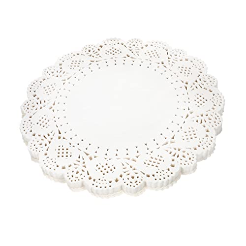 ABOOFAN 140Hojas Mantelitos de Encaje de Decoración de Fiestas Bodas y Postres Material de Alimenticio Resistentes