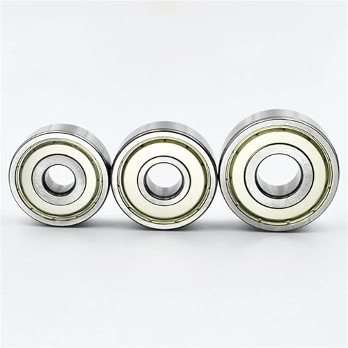 Rodamiento 6301 ZZ de bolas de ranura profunda en pack de 2 unidades con medidas 12x37x12 mm