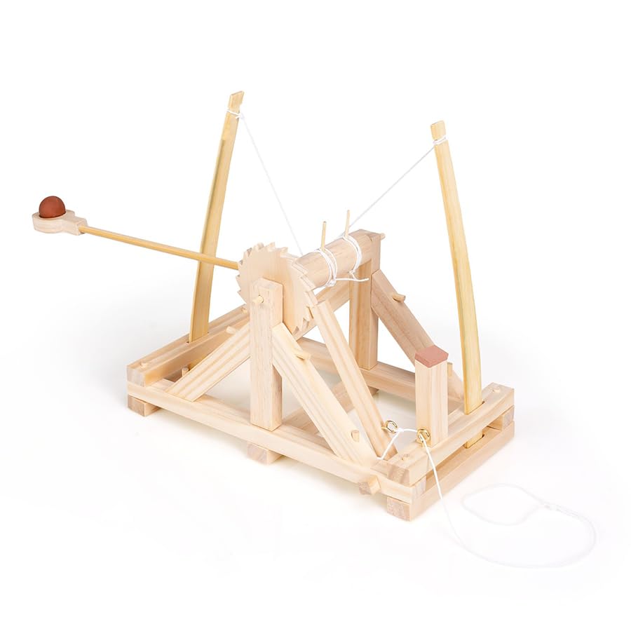 Leonardo da Vinci Catapult - Wooden Engineering Kit for Teens