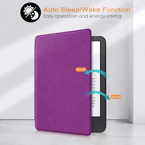 Image of ProElite Case Cover for Kindle Scribe 10.2 inch Case, Slim Smart Flip case Cover for Amazon Kindle Scribe 10.2 inch with Pen Holder, Purple