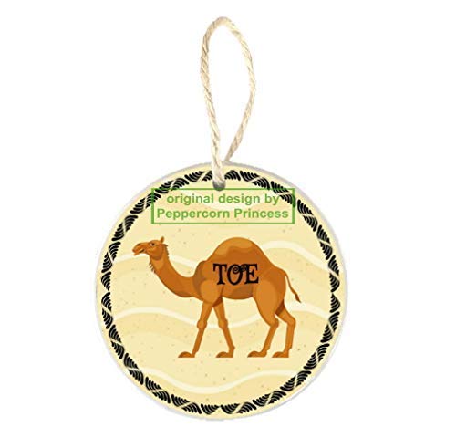 Funny Gift Ornament Camel Toe Pun Word Puns Original Handmade Design