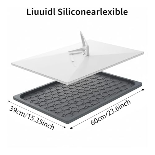 Funda para Starlink Gen 3 de silicona impermeable gris con ajuste elástico de antena 2