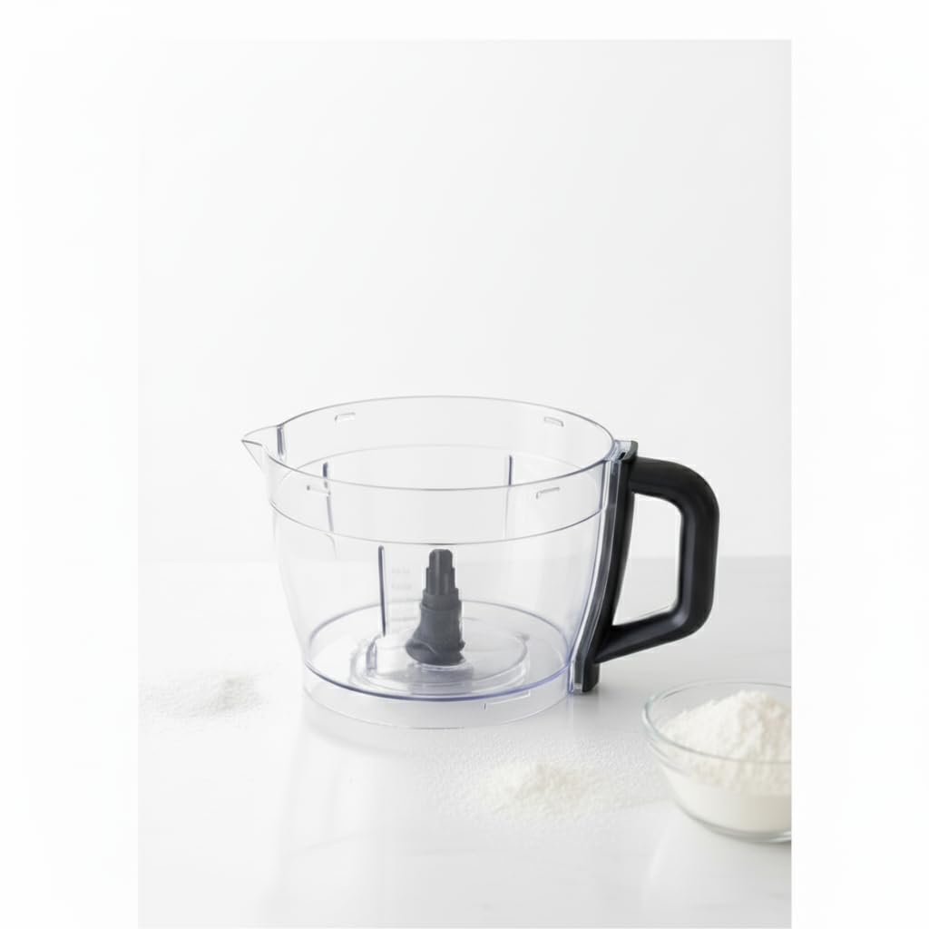 Food ProcessorBowl, Transparent Bowl with Black Handle, Made from ABS Plastic, Suitable for FX1000 New & Icon DLX Food Processor Models-image-44