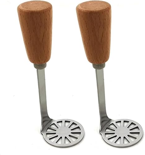 ポテトサラダ マッシャー ミニ 2点セット 全長150mm ステンレス ポテトマッシャー ジャガイモつぶし器 コロッケじゃがいもマッシャ たまご じゃがいも さつまいも 果物 野菜マッシャー 業務用 キッチンツール