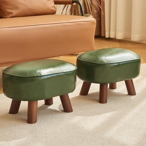 Pequeño reposapiés otomano para el salón y rincón de lectura 5