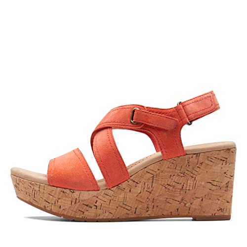 Sandale cale Femme Clarks Rose Way en cuir confortable
