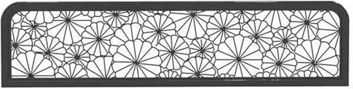 Cloison de séparation design noir 60x30 cm OpenPlanDesign moderne