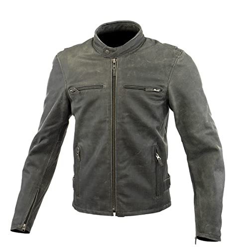 KOMINE レザーライダースジャケット 黒 41Xwvicq9DL.jpg