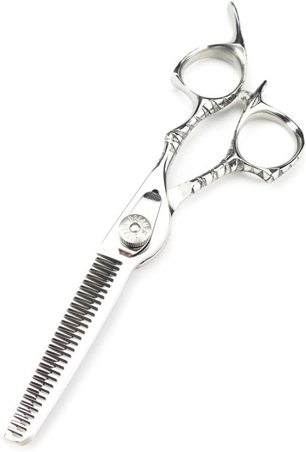 ヘアカットシザー、6インチ JP 440c 9cr スチール 高級ヘアシザー ヘアカット 間引き 理髪ツール カッティングシザー 美