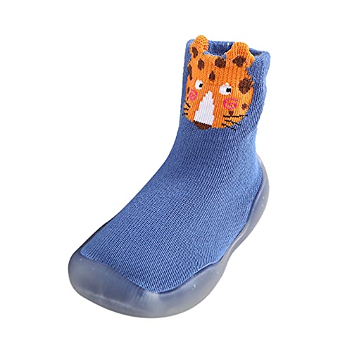 House Slippers for Big Kids Toddler Baby Boys Girls Solid Warm Knit Soft Sole Toddler Boys Mouse Slippers