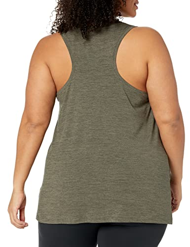 Image of Amazon Essentials Women's Active Quick Dry Tech Stretch Racerback Scoop Neck Tank Top, Multipacks