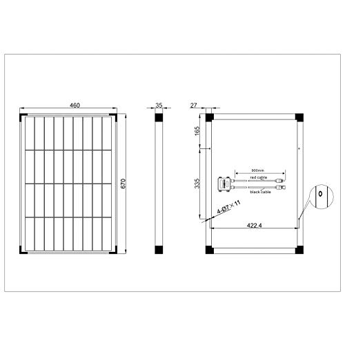 Solarpanel 12 V enjoy solar Monokristallines Solarpanel
