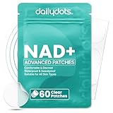 Daily Dots NAD+ Patches | Energy, Healthy Aging & Wellness Support | 12 Active Blends incl. Nicotinamide & CoQ10 | Time Release Patch | for Men & Women (60 Patches)