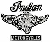 Indian Skull Wings Biker Motorcycles Jacket Vest Back Patch | 3pc Set Iron or sew on