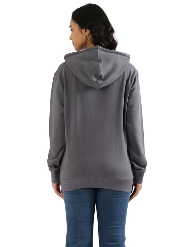 Image of SAADAA Unisex Pullover Fleece Hoodie for Men & Women | 100% Cotton Top Surface | Fleece Inner | Casual Fit | 2 Pockets | Winter Wear
