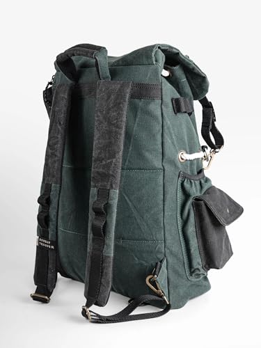 Image of Bombay Trooper Terra Nova Explorer Victor Backpack | Upcycled Canvas Backpack | Laptop Backpack | Travel Backpack
